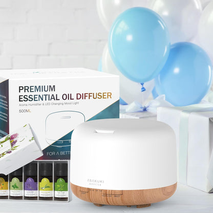 Premium Essential Oil Diffuser & Oil Set