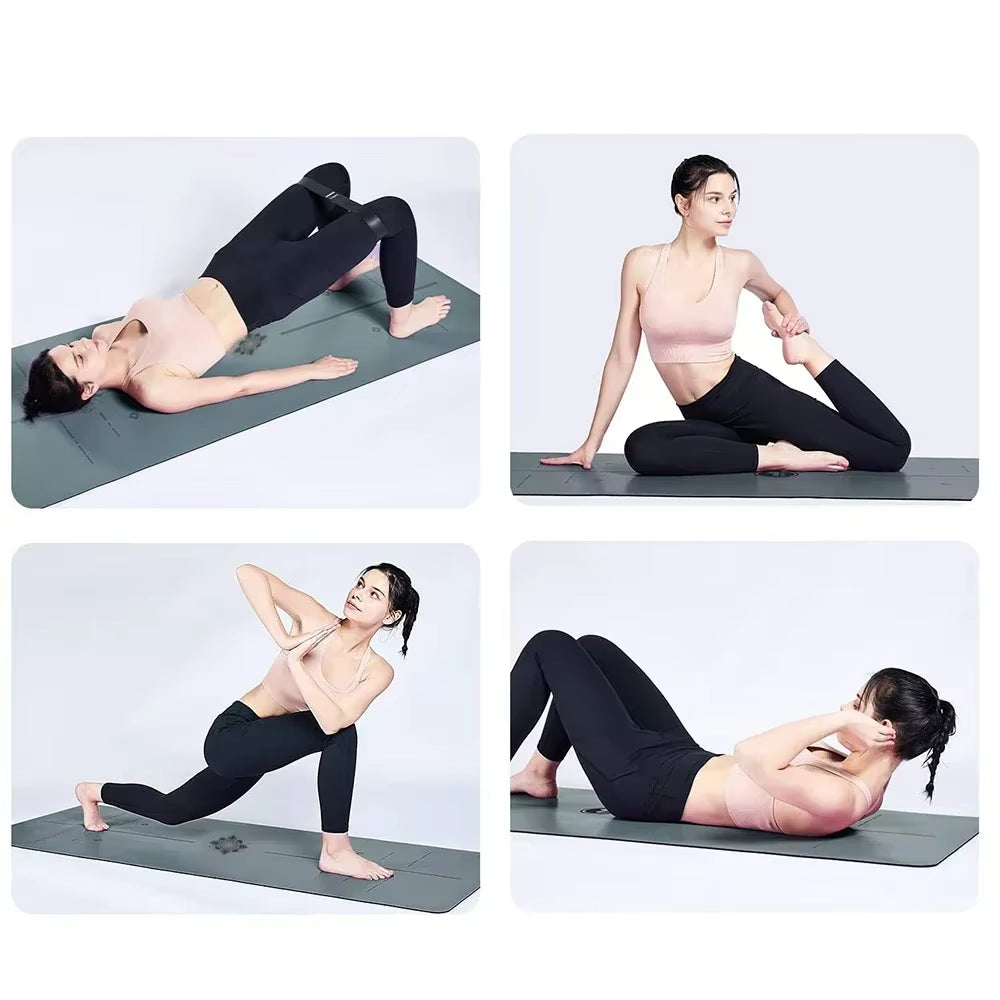 Natural Rubber Yoga Mat with Accessories