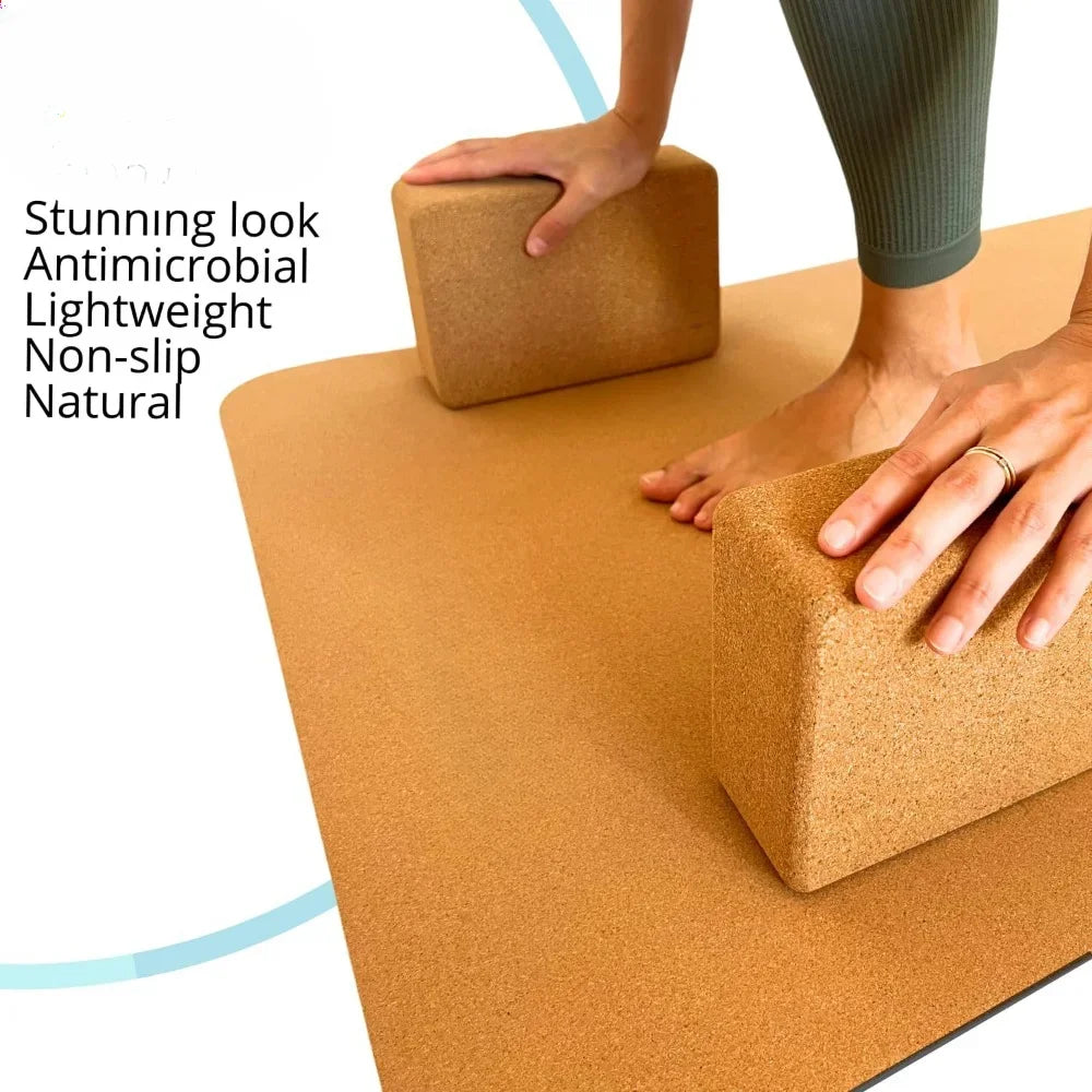 Premium Cork Yoga Kit