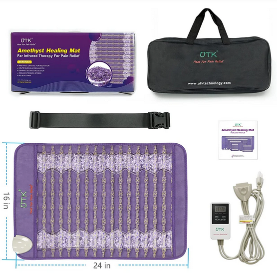 Infrared Healing Mat with Amethyst Energy