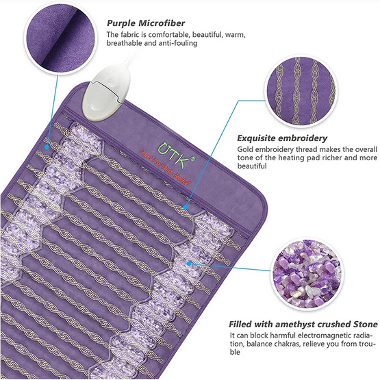 Infrared Healing Mat with Amethyst Energy