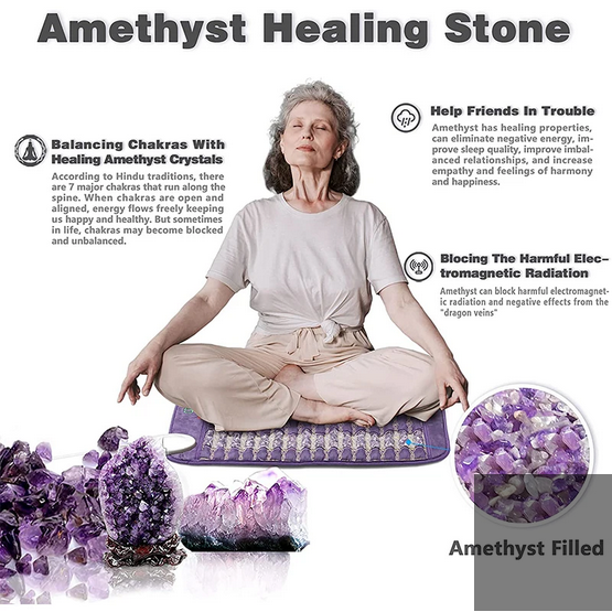 Infrared Healing Mat with Amethyst Energy