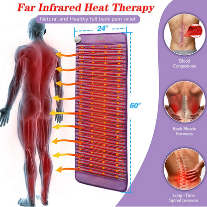 Extra Large Amethyst Infrared Therapy Mat