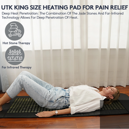 Full-Body Infrared Heating Pad with Natural Jade Stones