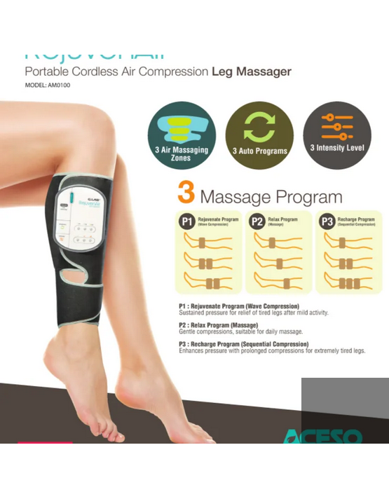 Cordless Air Compression Leg Massager