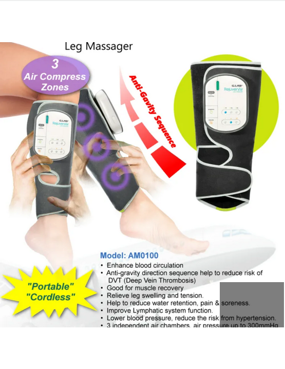 Cordless Air Compression Leg Massager