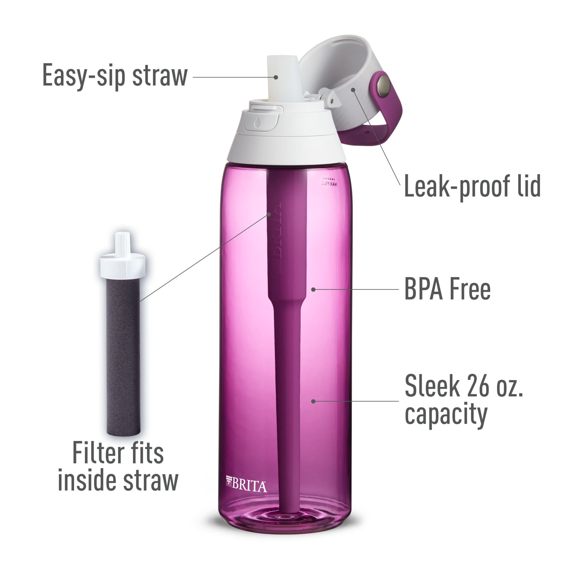 Premium Filtered Water Bottle