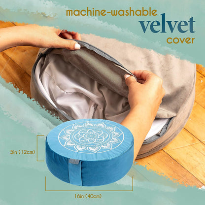 Velvet Zen Meditation Cushion