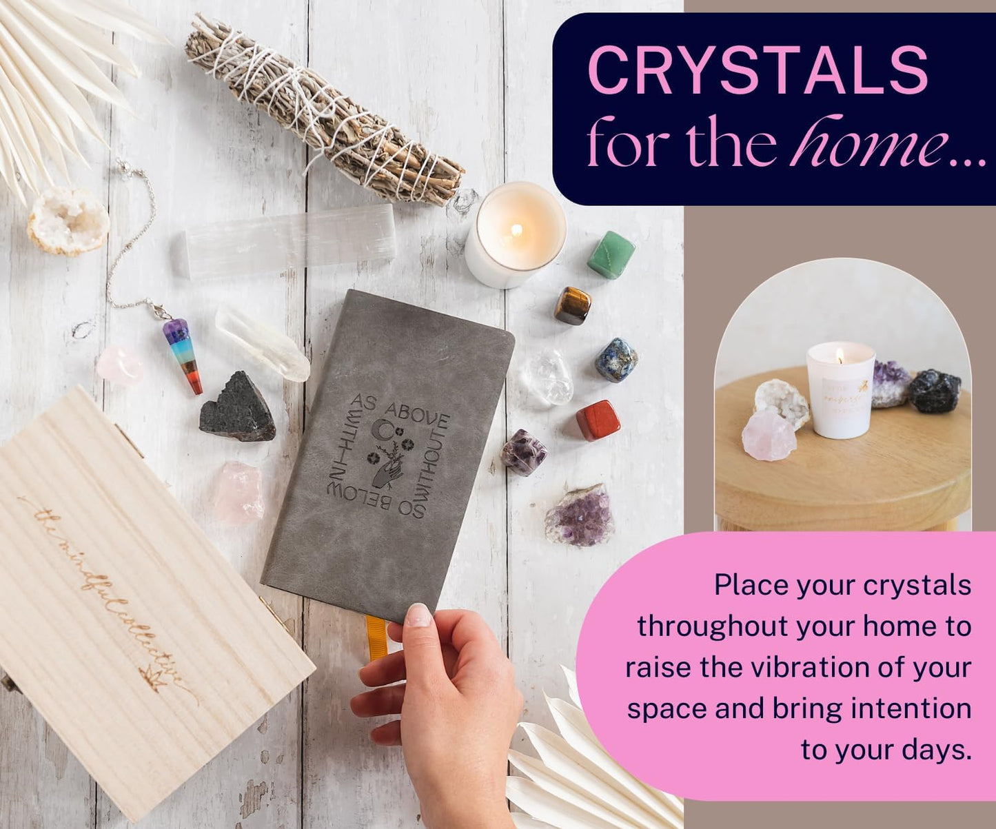 Set Chakra Crystals & Healing Stones